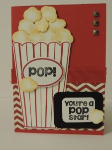 Popcorn card outside