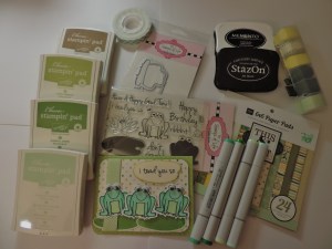 I Toad You So Card Suppies