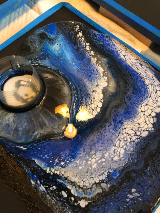 Open Cup Pour with Acrylic Paints | simplycraftydesigns
