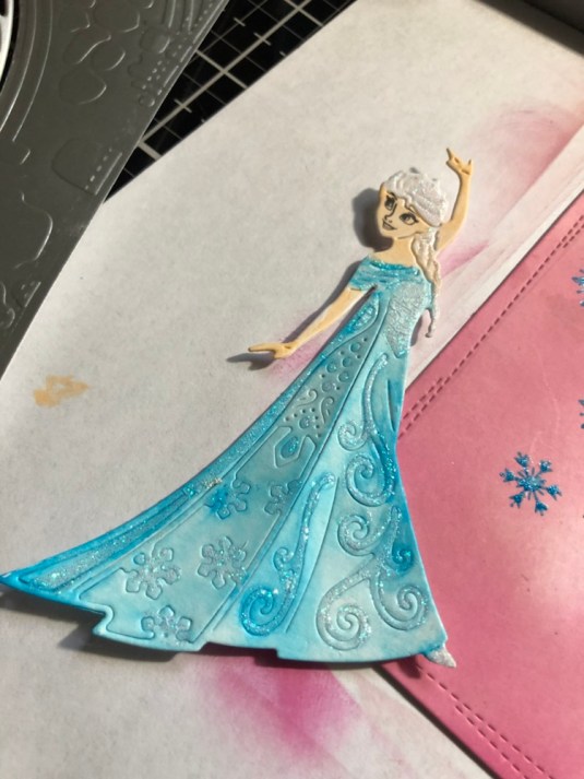 Disney Frozen Elsa Die & Stamp Set | simplycraftydesigns